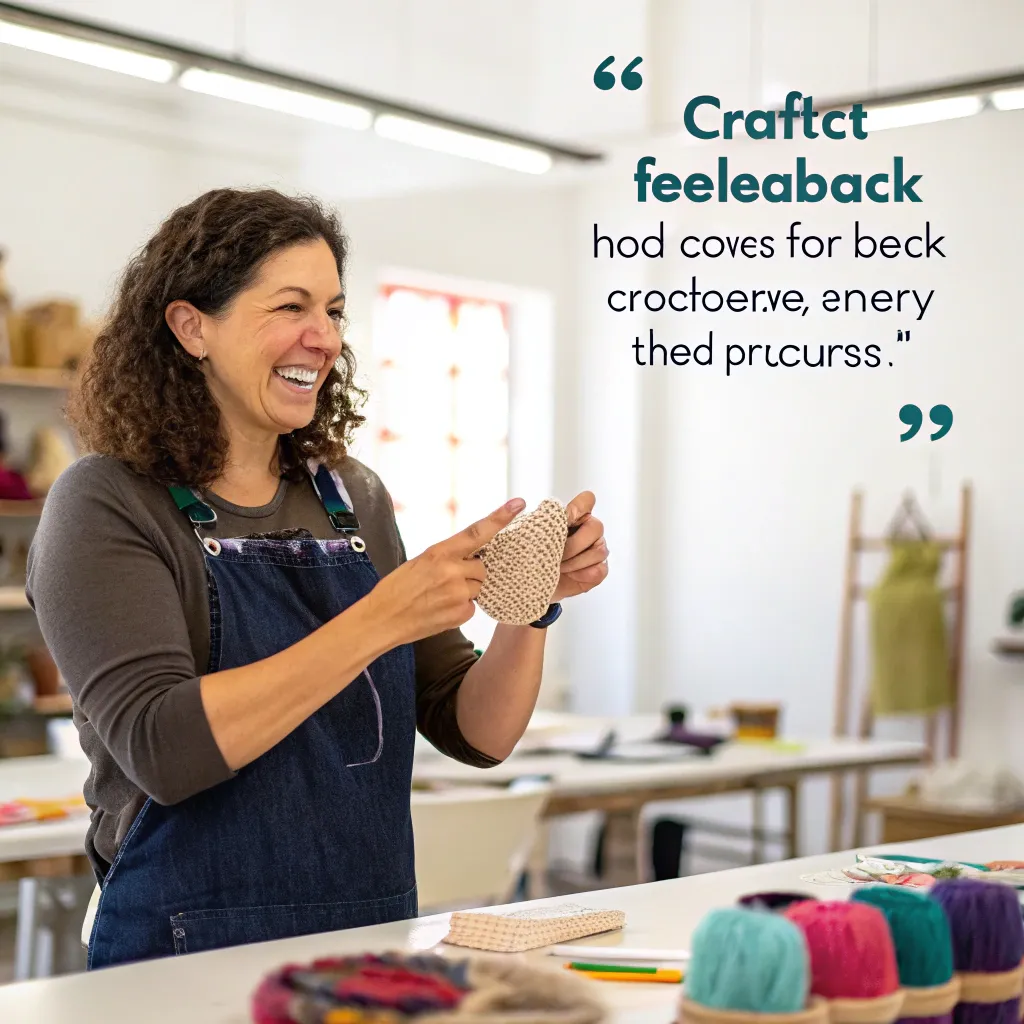 Feedback from a crafting course participant